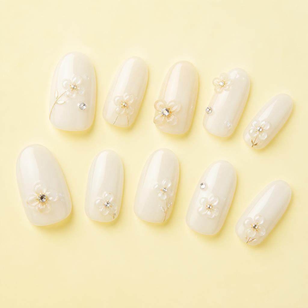 Daisy Charm Press-Ons